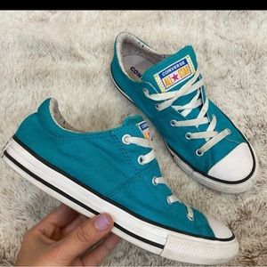 Converse Madison Ox Youth Size 4 Teal Canvas Low
Top Shoes Sneakers Chuck Taylor